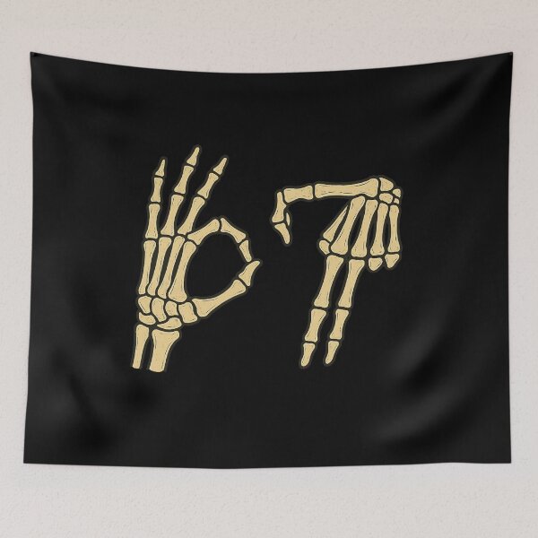 Item preview, 67 Skeleton Hand Halloween designed and sold by Prints-by-Olaf.