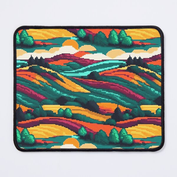 Item preview, Lush Pixelized Forest Pattern | Tree Art | Nature-Inspired Pattern designed and sold by UnhingedBird.