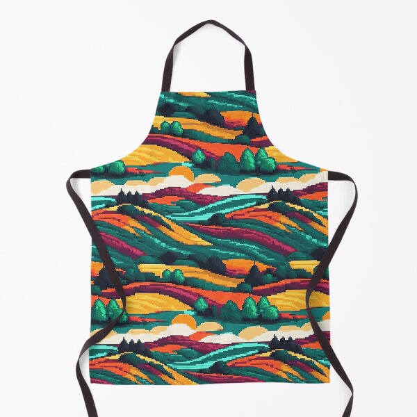Item preview, Lush Pixelized Forest Pattern | Tree Art | Nature-Inspired Pattern designed and sold by UnhingedBird.