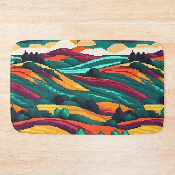 Item preview, Lush Pixelized Forest Pattern | Tree Art | Nature-Inspired Pattern designed and sold by UnhingedBird.