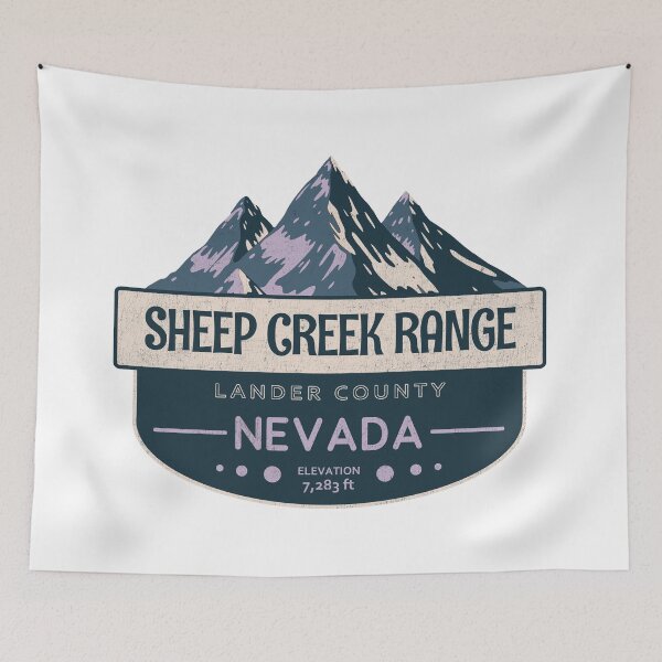 Item preview, Sheep Creek Range, Lander County, Nevada, Mountain Design designed and sold by Wanderful-roads.