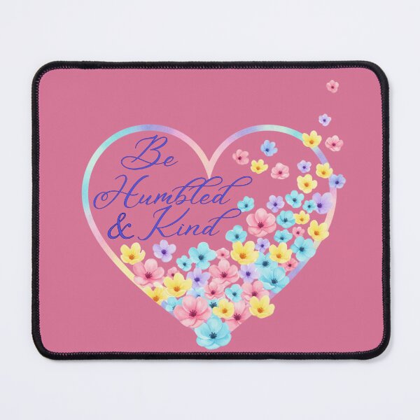 Item preview, Be Humbled and Kind - Pastel Floral Heart Design designed and sold by D-Islamic.