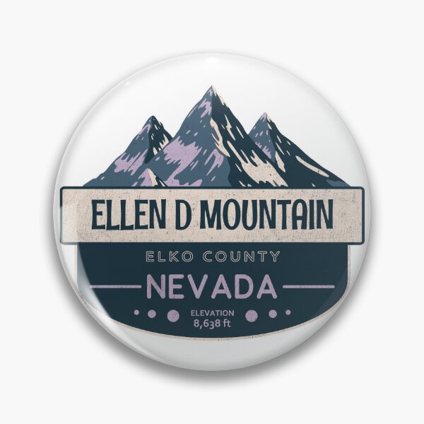 Item preview, Ellen D Mountain, Elko County, Nevada, Mountain Design designed and sold by Wanderful-roads.
