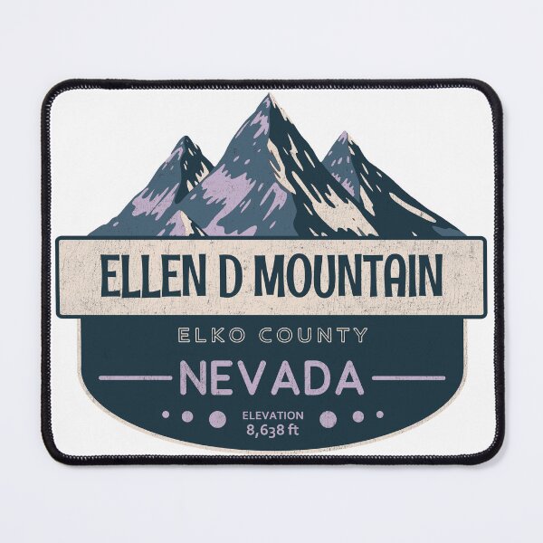 Item preview, Ellen D Mountain, Elko County, Nevada, Mountain Design designed and sold by Wanderful-roads.