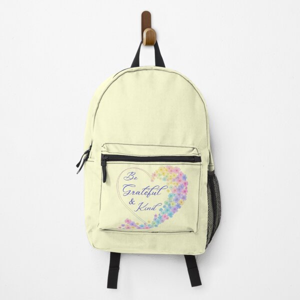 Item preview, Be Grateful and Kind (V.1) - Pastel Floral Heart Design designed and sold by D-Islamic.