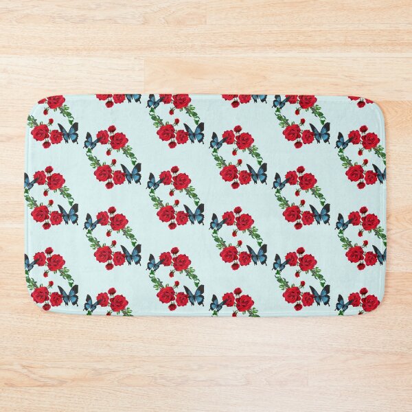 Item preview, Red Roses & Blue Butterflies – Streetwear Romantic Vibe designed and sold by lumar23.