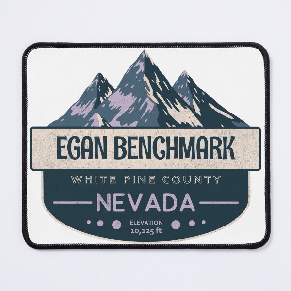 Item preview, Egan Benchmark, White Pine County, Nevada, Mountain Design designed and sold by Wanderful-roads.