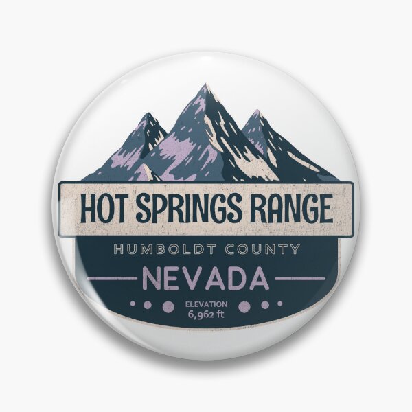 Item preview, Hot Springs Range, Humboldt County, Nevada, Mountain Design designed and sold by Wanderful-roads.