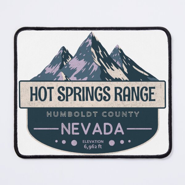 Item preview, Hot Springs Range, Humboldt County, Nevada, Mountain Design designed and sold by Wanderful-roads.