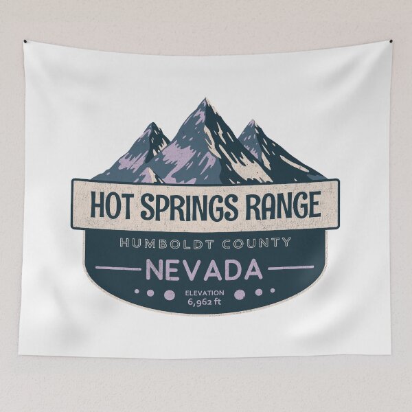 Item preview, Hot Springs Range, Humboldt County, Nevada, Mountain Design designed and sold by Wanderful-roads.