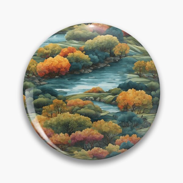 Item preview, Lush Green Forest Pattern | Tree Art | Nature-Inspired Pattern designed and sold by UnhingedBird.
