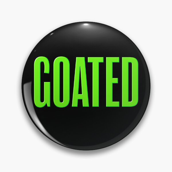 Item preview, GOATED, Green Condensed designed and sold by Memes N Lore .