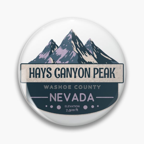 Item preview, Hays Canyon Peak, Washoe County, Nevada, Mountain Design designed and sold by Wanderful-roads.