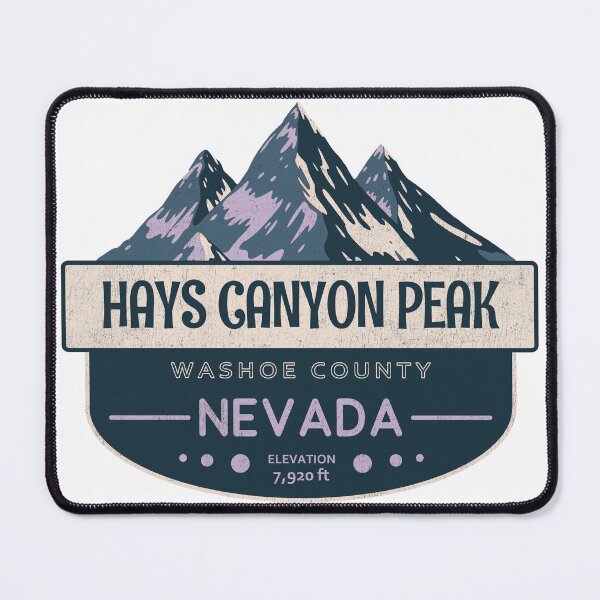 Item preview, Hays Canyon Peak, Washoe County, Nevada, Mountain Design designed and sold by Wanderful-roads.