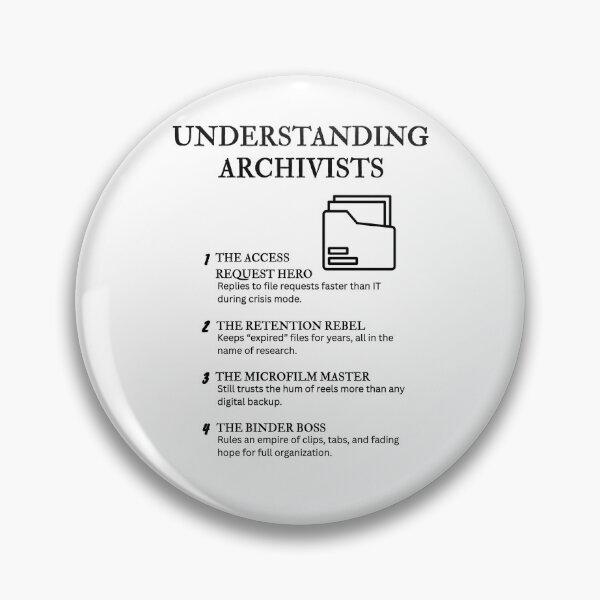 Item preview, Funny Archivist Humor – The Understanding Archivists Series	 designed and sold by PsyFlow35.