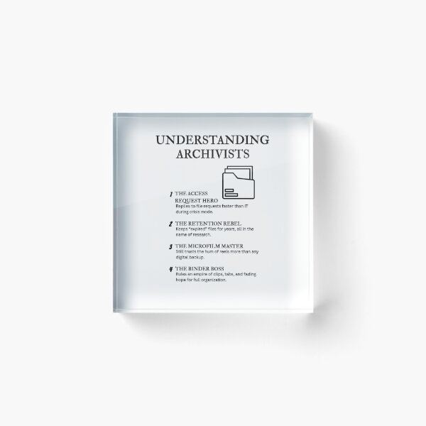 Item preview, Funny Archivist Humor – The Understanding Archivists Series	 designed and sold by PsyFlow35.