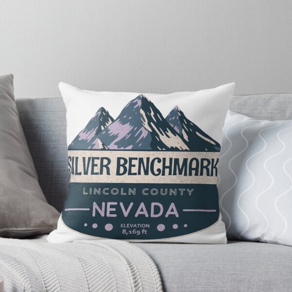 Item preview, Silver Benchmark, Lincoln County, Nevada, Mountain Design designed and sold by Wanderful-roads.
