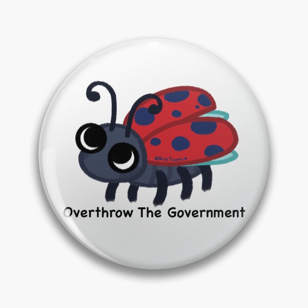 Item preview, Anarcy Ladybug Sticker designed and sold by NubToons.