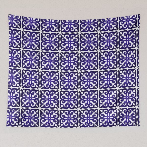 Item preview, Glittery Eggplant Purple Square Pattern – Shimmering Geometric Design designed and sold by Phoenix Art Studio.