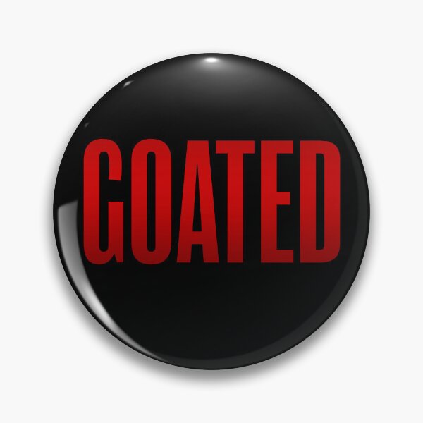 Item preview, GOATED, Red Condensed designed and sold by Memes N Lore .