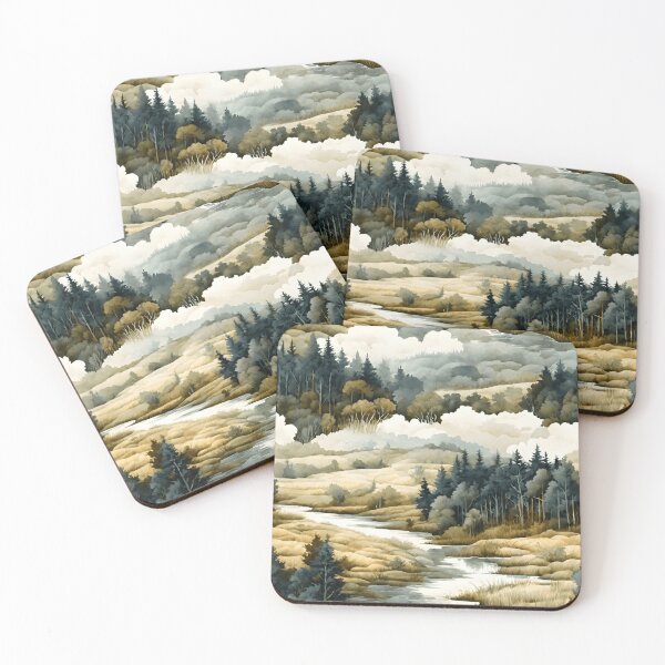 Item preview, Lush Green Forest Pattern | Tree Art | Nature-Inspired Pattern designed and sold by UnhingedBird.