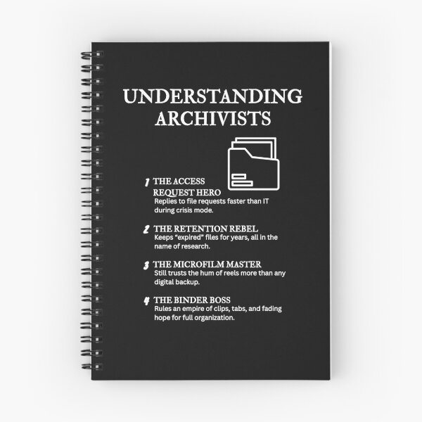 Item preview, Funny Archivist Humor – The Understanding Archivists Series – Black designed and sold by PsyFlow35.