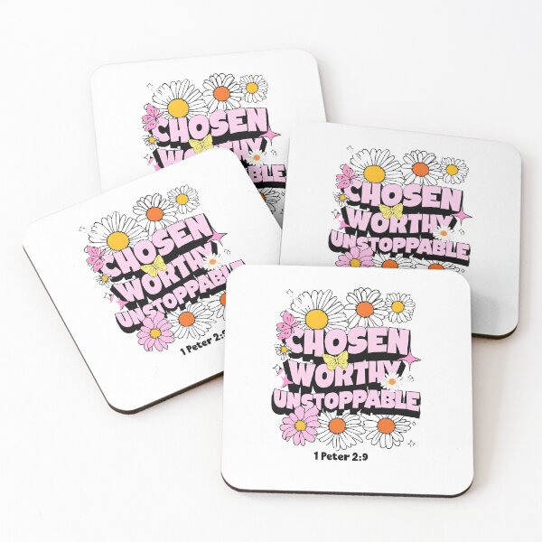 Item preview, Chosen Worthy Unstoppable | 1 Peter 2:9 Christian Inspirational Design designed and sold by WHDProduction45.