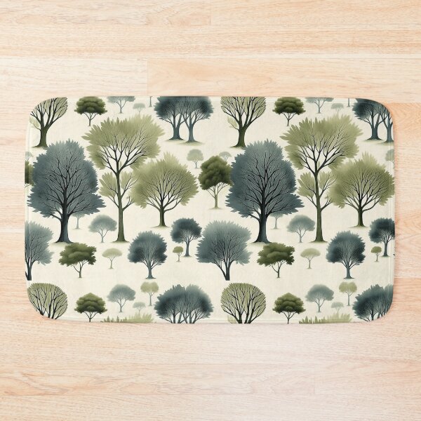 Item preview, Lush Green Tree Pattern | Tree Art | Nature-Inspired Pattern designed and sold by UnhingedBird.