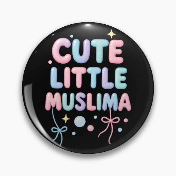 Item preview, Cute Little Muslima ( pink ) - Islamic Kids Design designed and sold by D-Islamic.