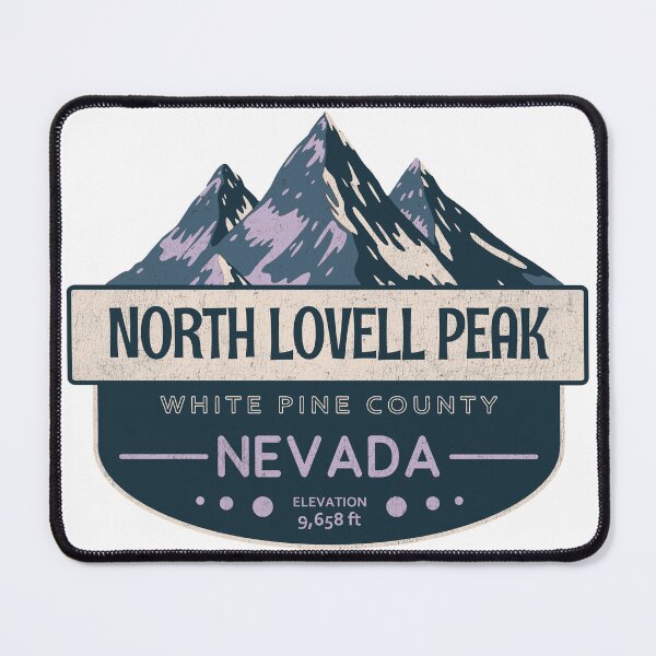 Item preview, North Lovell Peak, White Pine County, Nevada, Mountain Design designed and sold by Wanderful-roads.