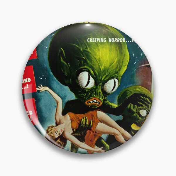 Item preview, INVASION OF THE SAUCER MEN designed and sold by angrypixelart.