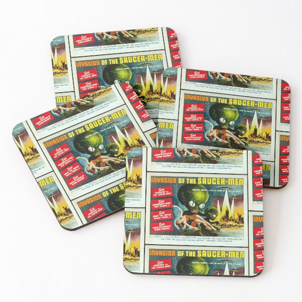 Item preview, INVASION OF THE SAUCER MEN designed and sold by angrypixelart.