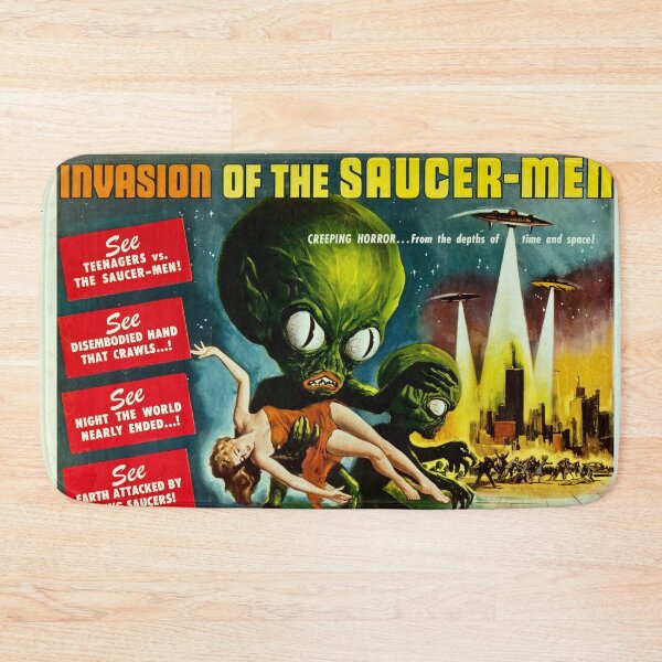 Item preview, INVASION OF THE SAUCER MEN designed and sold by angrypixelart.
