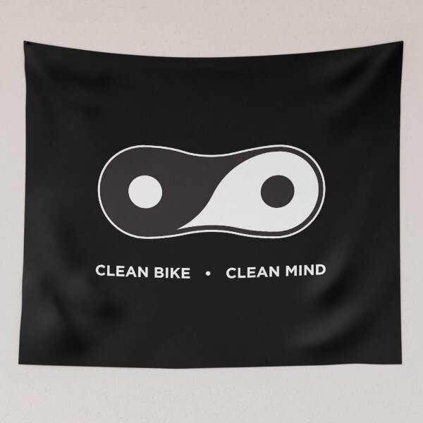 Item preview, Clean Bike • Clean Mind - dark background designed and sold by Half Serious.