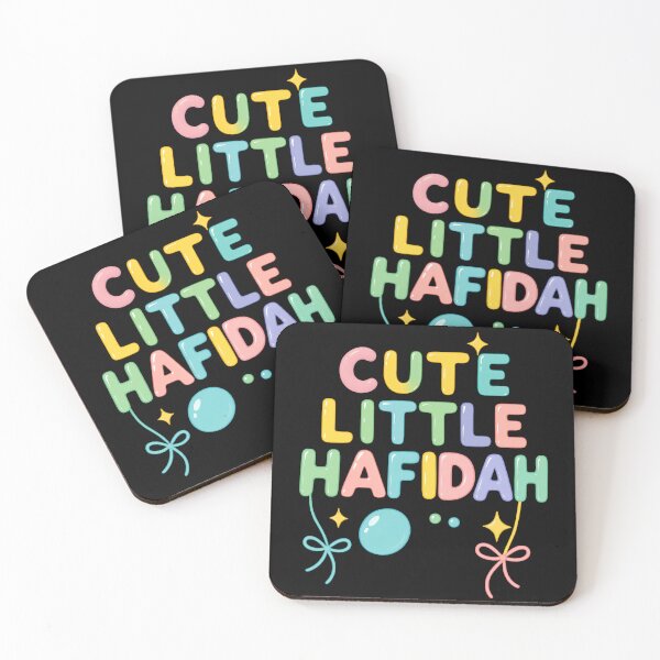 Item preview, Cute Little Hafidah - Colorful Islamic Kids Design designed and sold by D-Islamic.