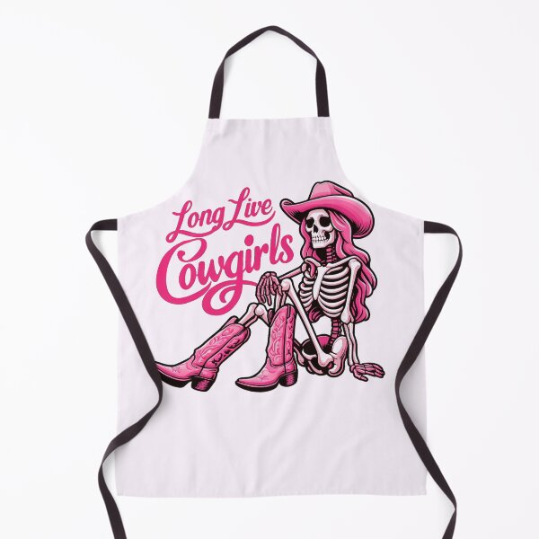 Item preview, Long Live Cowgirls – Pink Western Skeleton Art designed and sold by Margival.