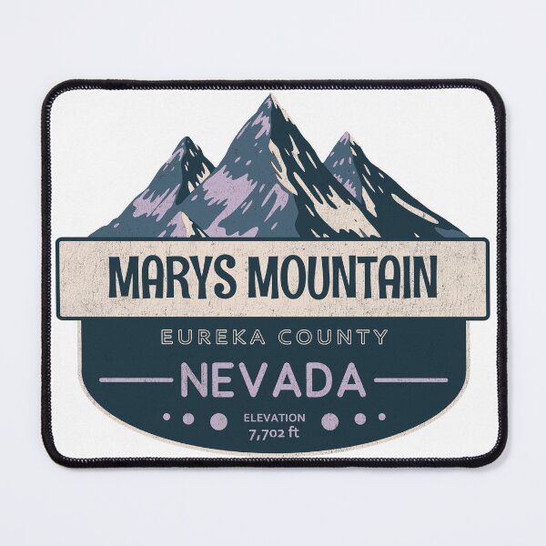 Item preview, Marys Mountain, Eureka County, Nevada, Mountain Design designed and sold by Wanderful-roads.
