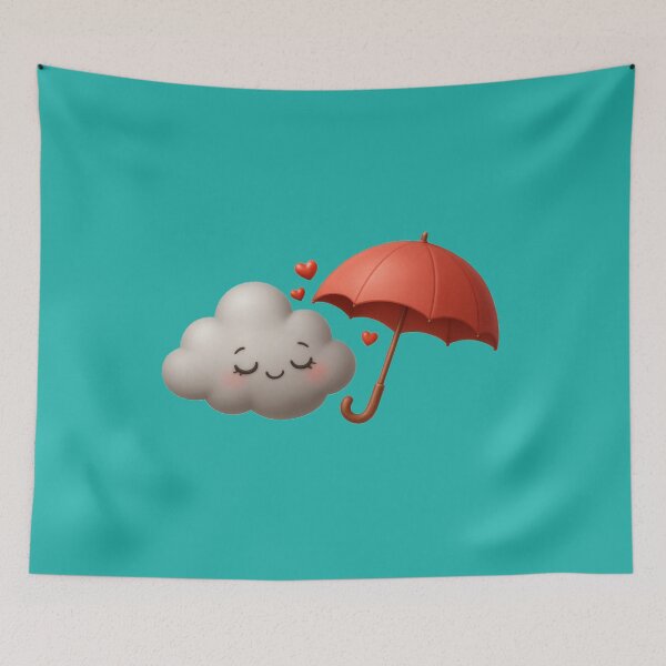 Item preview, Loving Cloud and Umbrella designed and sold by DesignShopAD.