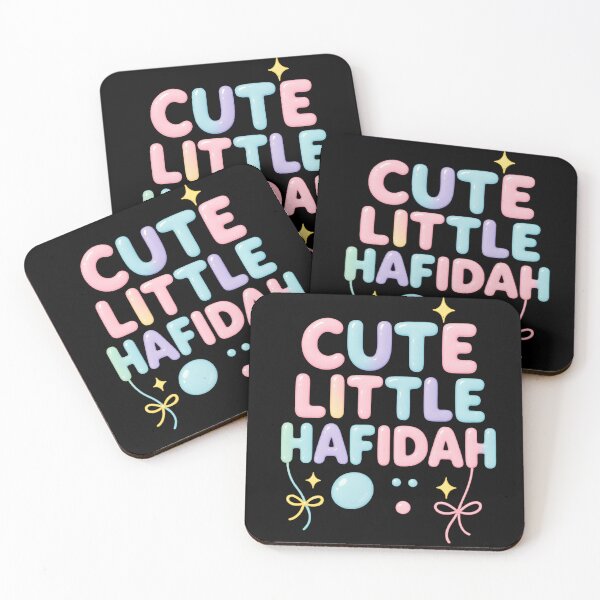 Item preview, Cute Little Hafidah ( Pastel pink ) - Colorful Islamic Kids Design designed and sold by D-Islamic.