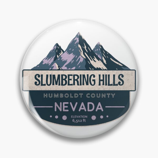 Item preview, Slumbering Hills, Humboldt County, Nevada, Mountain Design designed and sold by Wanderful-roads.