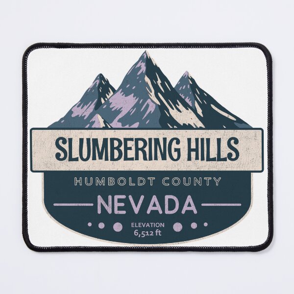 Item preview, Slumbering Hills, Humboldt County, Nevada, Mountain Design designed and sold by Wanderful-roads.