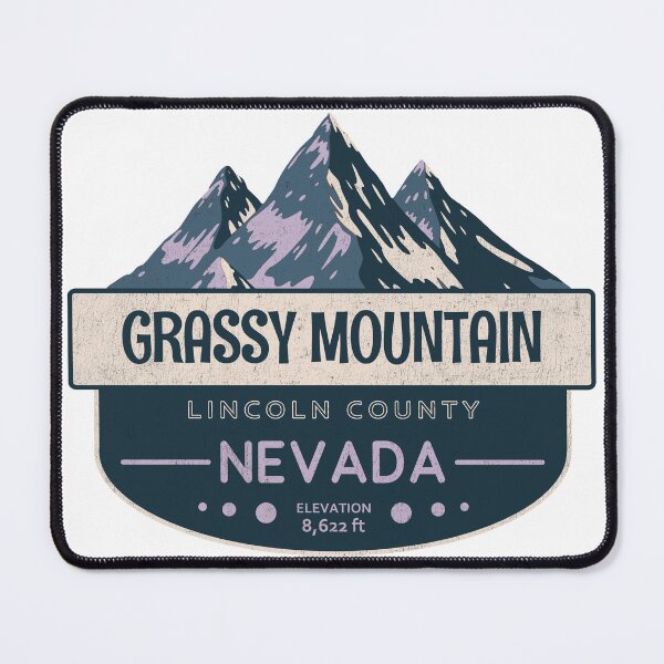 Item preview, Grassy Mountain, Lincoln County, Nevada, Mountain Design designed and sold by Wanderful-roads.