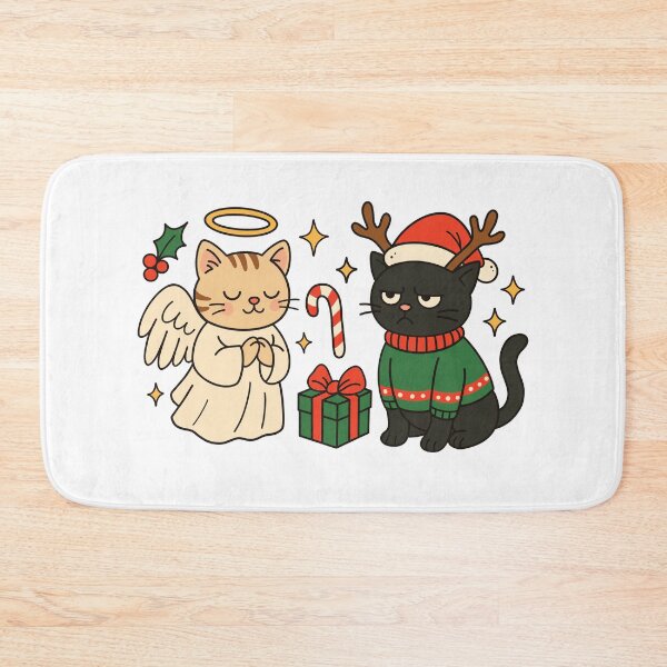Item preview,  Angel and Reindeer Cats designed and sold by PolinaMirralisa.