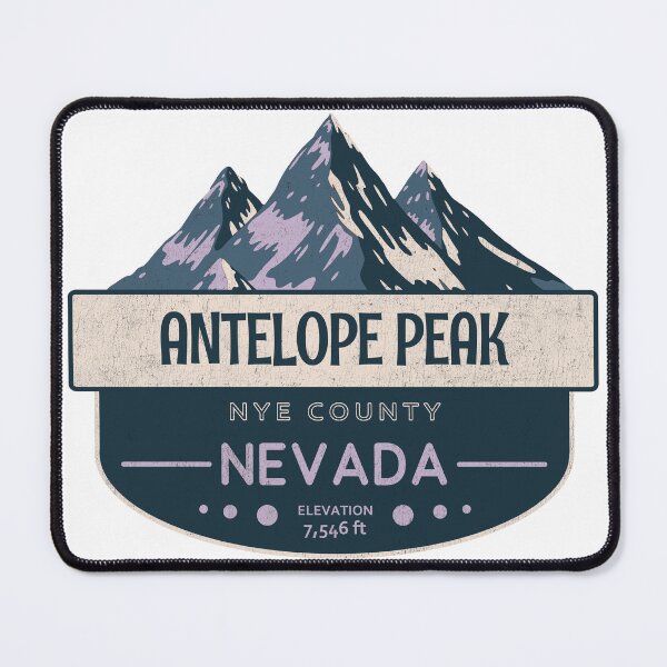 Item preview, Antelope Peak, Nye County, Nevada, Mountain Design designed and sold by Wanderful-roads.