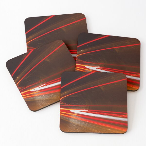 Item preview, Long Exposure Night Tunnel With Red Light Trails From Moving Cars designed and sold by Nmallia.