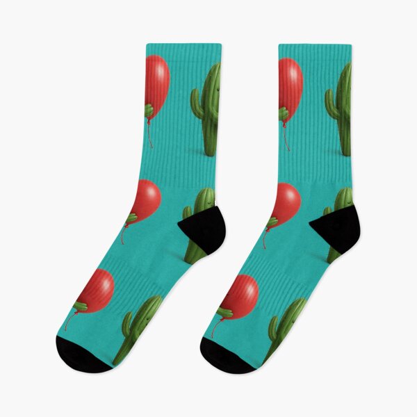 Item preview, Cactus and Balloon, complicated love designed and sold by DesignShopAD.