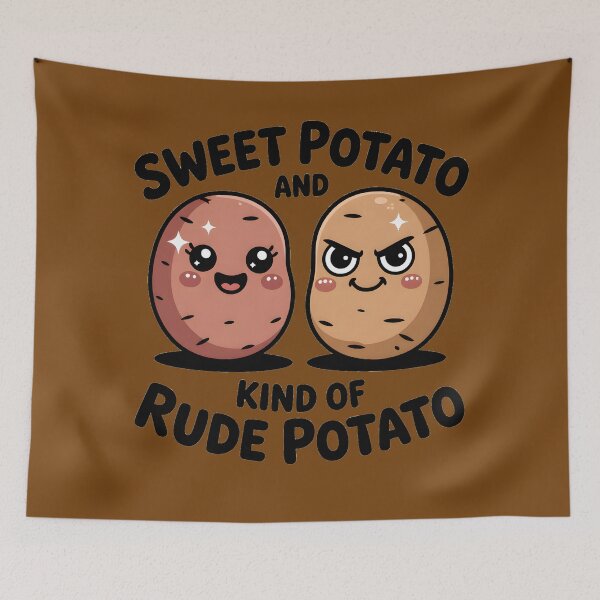 Aperçu de l'œuvre Patate douce et patate un peu grossière créée et vendue par Avenius Graphics.