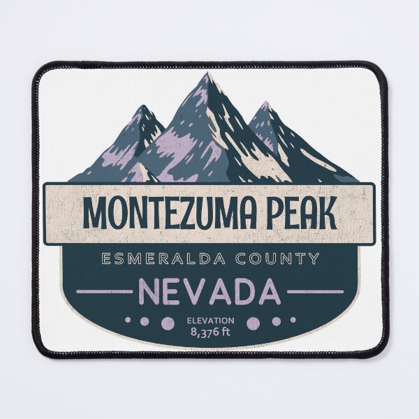 Item preview, Montezuma Peak, Esmeralda County, Nevada, Mountain Design designed and sold by Wanderful-roads.