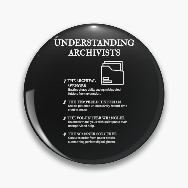 Item preview, Understanding Archivists – Witty Definitions for Professionals – Black designed and sold by PsyFlow35.