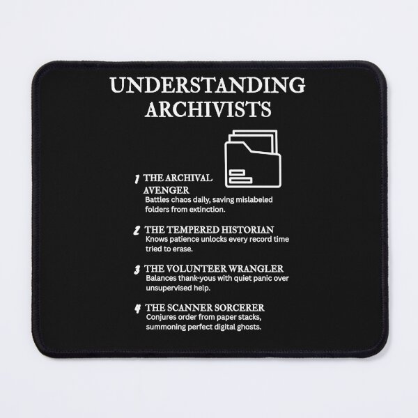 Item preview, Understanding Archivists – Witty Definitions for Professionals – Black designed and sold by PsyFlow35.